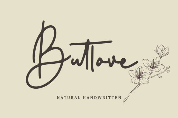 Butlove: A Handwritten Font That Adds Warmth to Your Designs