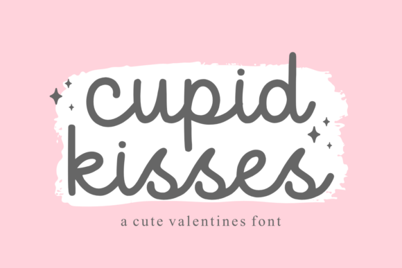 Cupid Kisses: A Playful Font for Romantic Designs