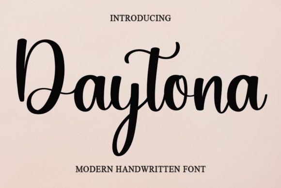 Daytona: A Handwritten Font That Elevates Clarity, Character, and Intention