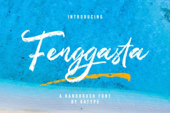 Fenggasta: A Beautiful Handwritten Font for Creative Projects