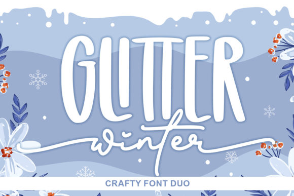 Glitter Winter: Where Handwritten Warmth Meets Display Precision