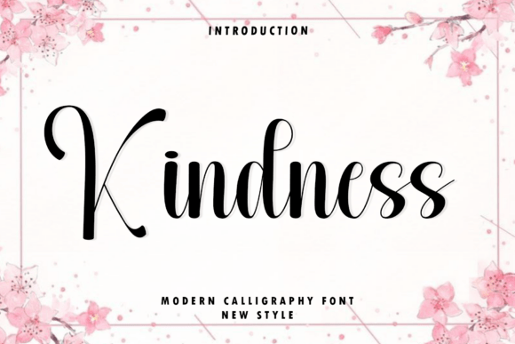Kindness: A Handwritten Font with Modern Elegance