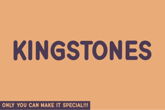 Kingstones: A Natural Handwritten Font for Authentic Design