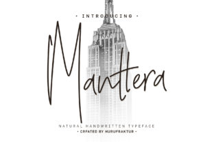 Manterra: A Handwritten Font for Authentic Expression