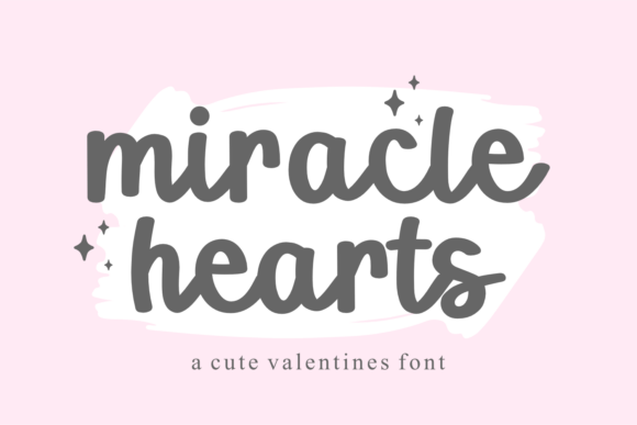 Miracle Hearts: A Heartwarming Font for Creative Expression