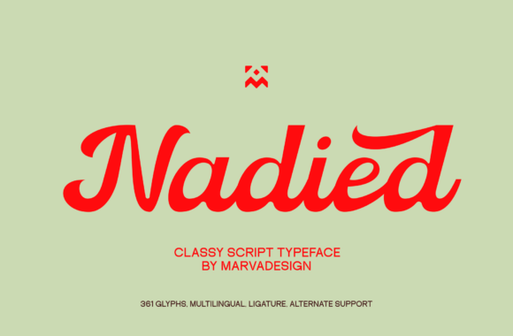Nadied Script Font