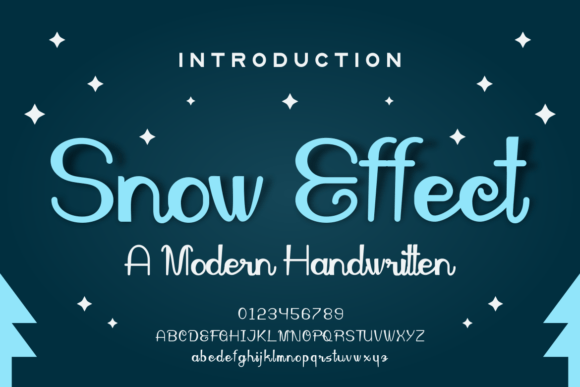 Snow Effect: A Friendly, Handwritten Font That Brings Warmth and Personality to Every Project
