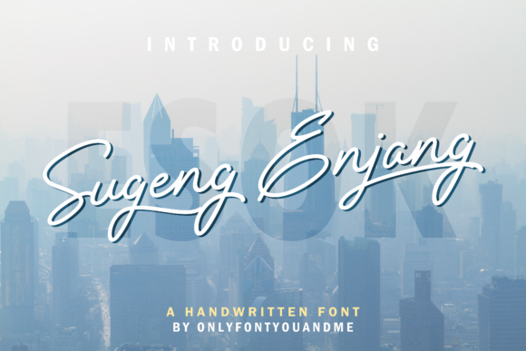 Sugeng Enjang: A Handwritten Font for Creative Expression