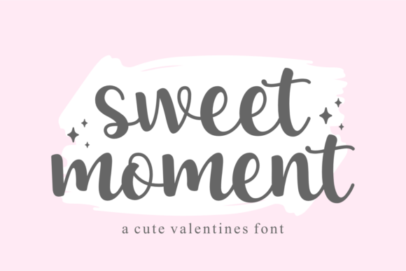 Sweet Moment: The Handwritten Font That Adds Romance and Playfulness to Your Designs
