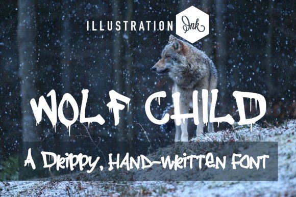 Wolf Child: The Handwritten Font That Brings Frosty Whimsy to Real Projects
